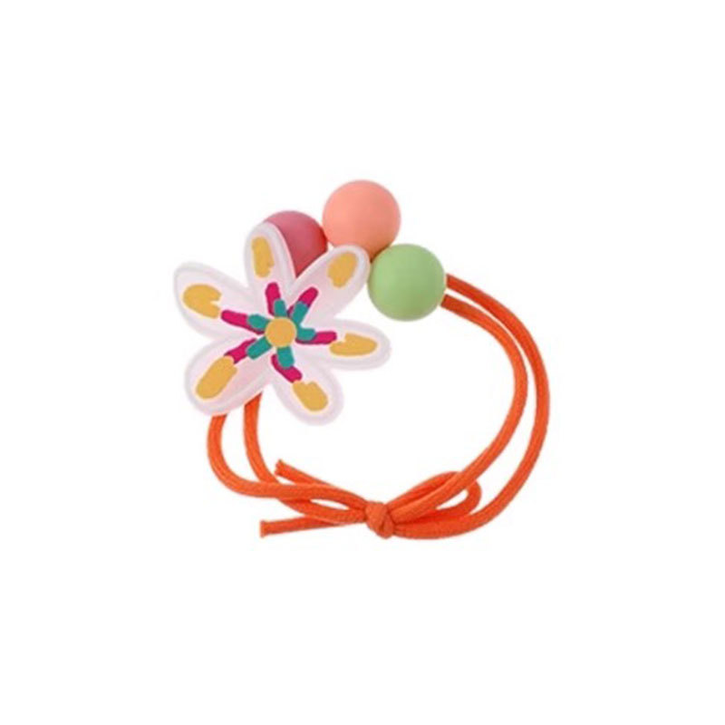 Cuerdas de cabeza de niños niñas no lastiman cabello elástico buena banda de cabello de niña adornos para el cabello lindos flores adornos para el cabello