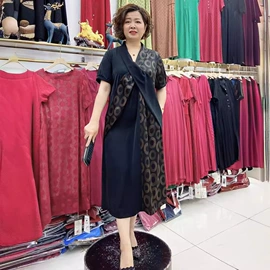 中老年连衣裙;中老年休闲套装