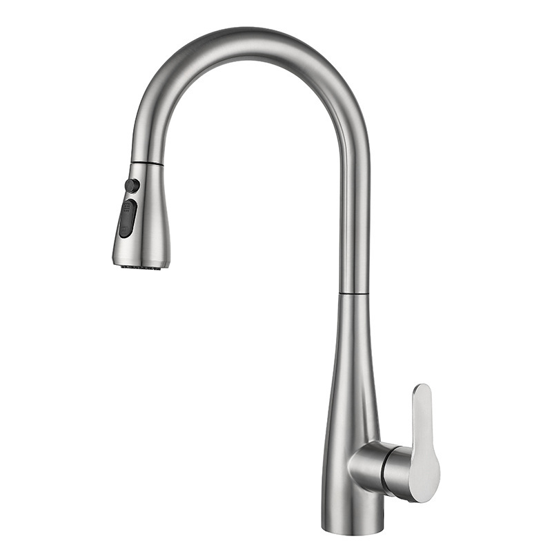 Grifos de extracción domésticos directos de fábrica de tres modos de cocina fregadero lavabo de verduras grifo frío y caliente image 9