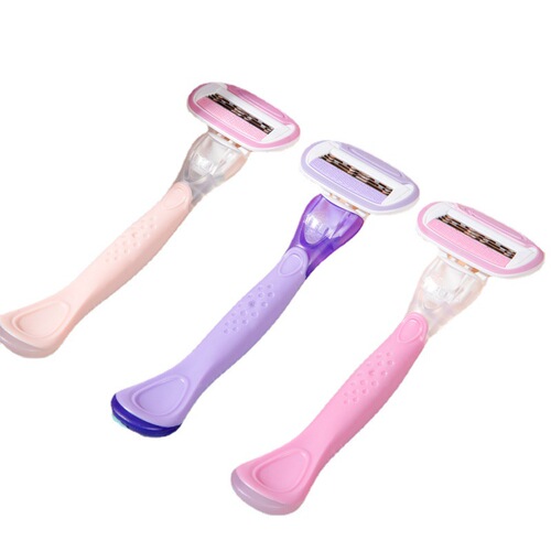 Factory direct sale women's razor shaver armpit hair leg hair private part hair remover epilator 4-layer blade