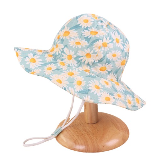 Cross-border Western and Eastern multi-size printed cartoon animal children's fisherman hat spring and autumn thin brim sun hat