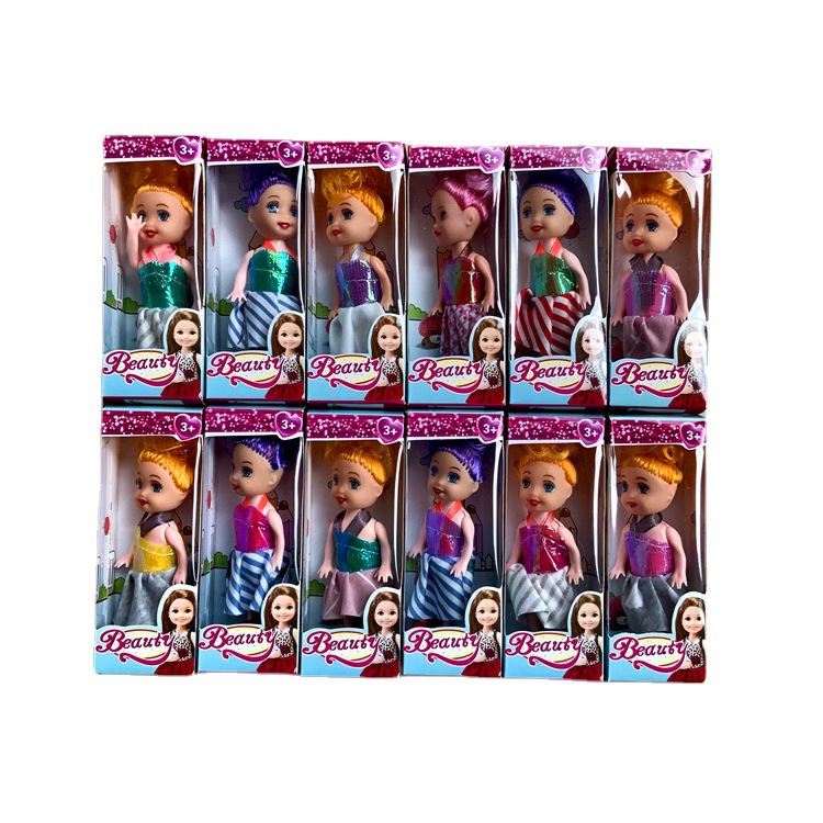 DIY Barbie muñeca sola independiente embalaje pequeña caja de regalo chica puesto juguete empuje 1 yuan Premio transfronterizo comercio exterior