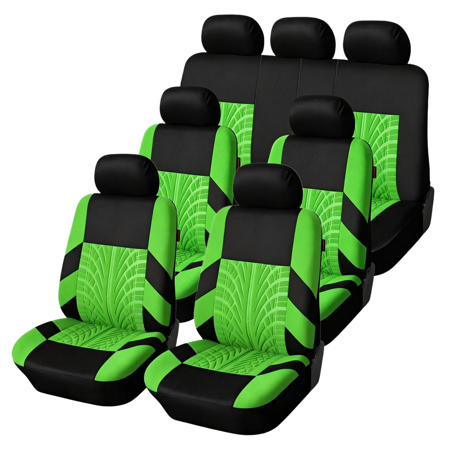 Cross-Border Hot-Selling Tire Pattern Embossed Knitted Fabric Four-Season Universal Car Seat Cover and Cushion Manufacturer Wholesale Amazon