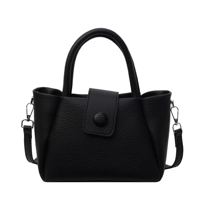 Bolso retro transfronterizo simple bolso de cubo de agua mujer otoño / invierno 2025 nuevo tipo de bolso de hombro casual bolso de moda