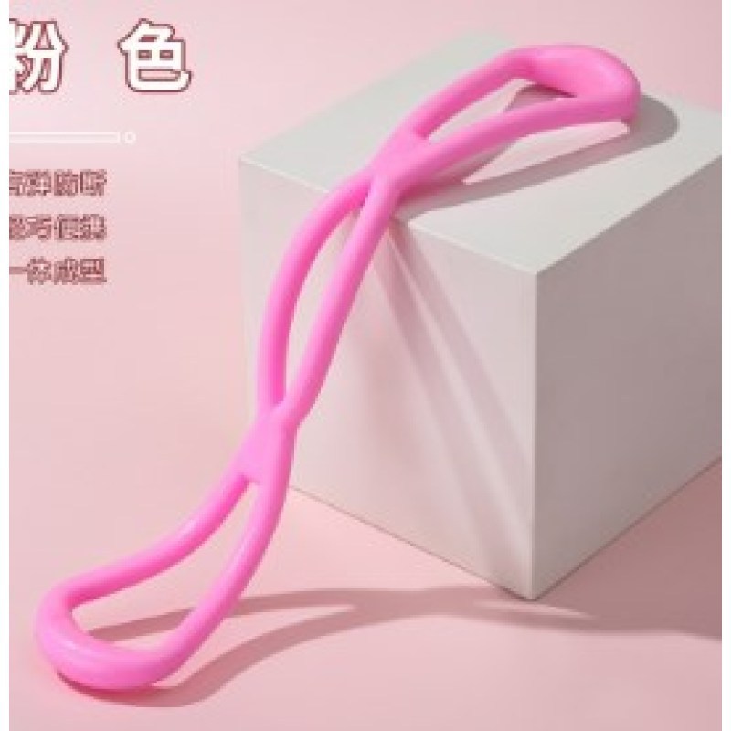 8字拉力器女家用健身弹带瑜伽材练肩腹肌绳八开美体减肥伸运动脂