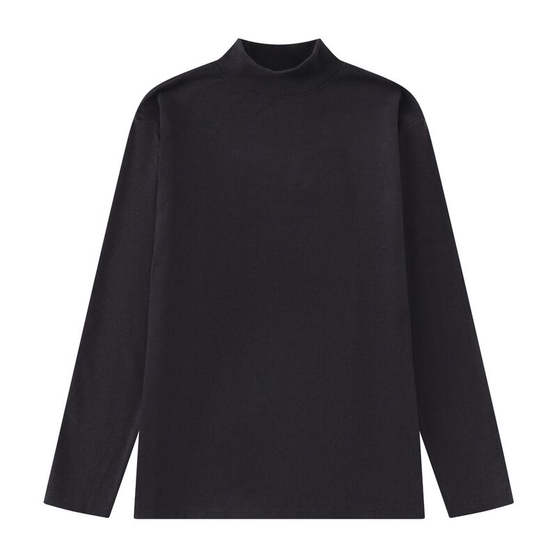 Heavyweight Warm Real Velvet Long-Sleeve T-Shirt Base Layer 2024 Autumn and Winter Classic Fashion Solid Color Top Inner Wear Men's T-Shirt