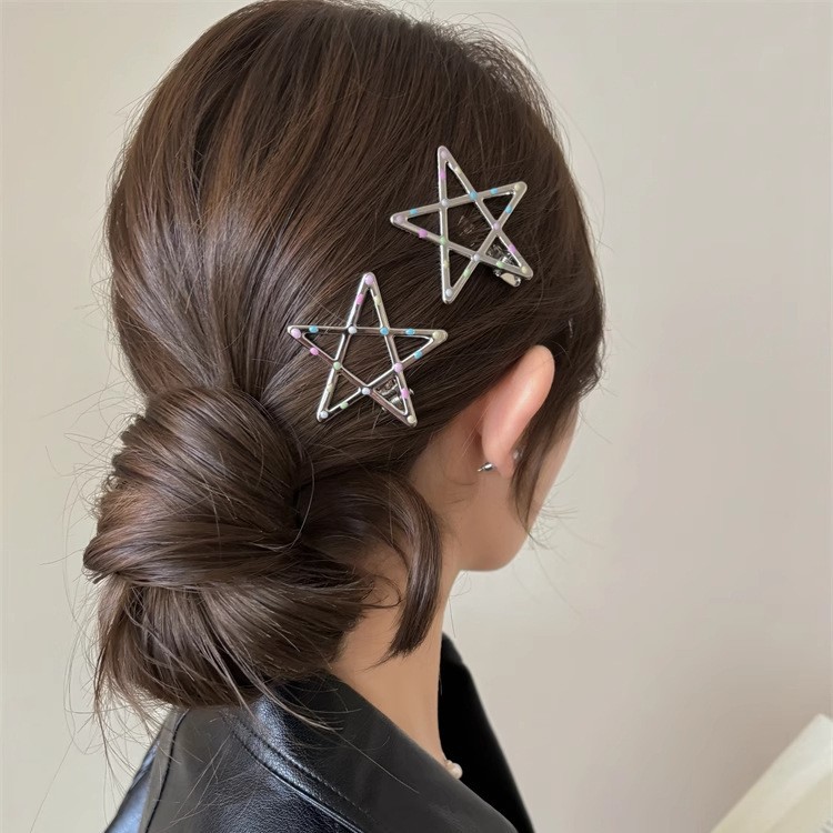 Colección de horquillas de color de verano para niñas todo fósforo lindo pequeño horquilla 2025 nuevo accesorio para el cabello con clip de flequillo tocado