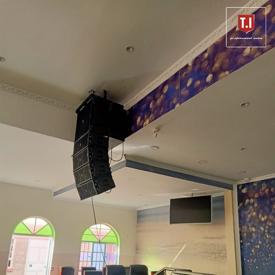 防水厂家直销LA-25学校教堂双5寸线阵户外演出专业音响设备婚礼