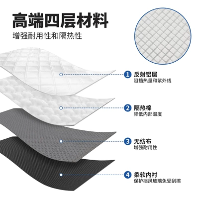heat insulation sunshade, Car snow shield