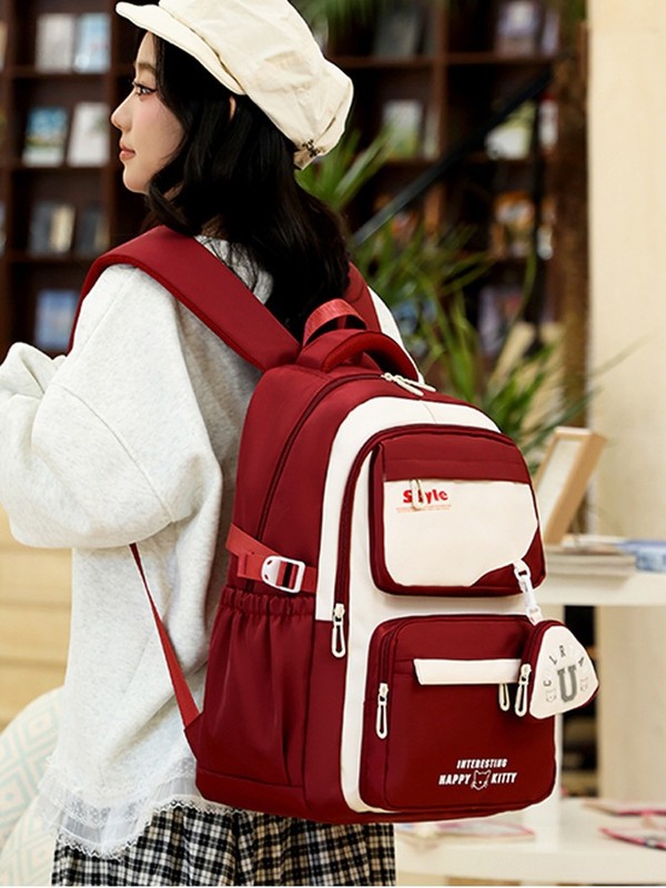 ins 日本の中学生と高校生のランドセル女性韓国版キャンパス多用途バックパック大容量と見栄えの良い|undefined