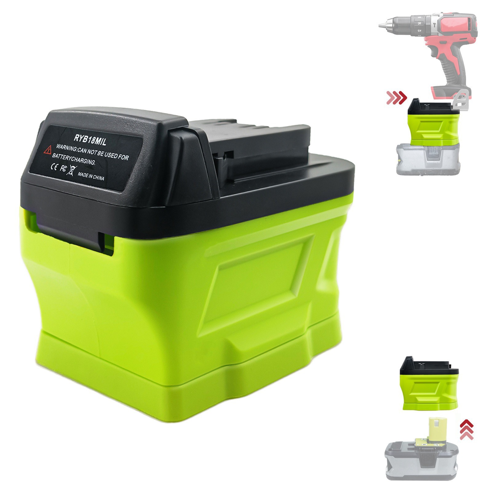 Adaptador de batería de cabello directo del fabricante es compatible con Dewei Mutian MiWatch 100 convertidores de baterías rotativas mutuas image 62