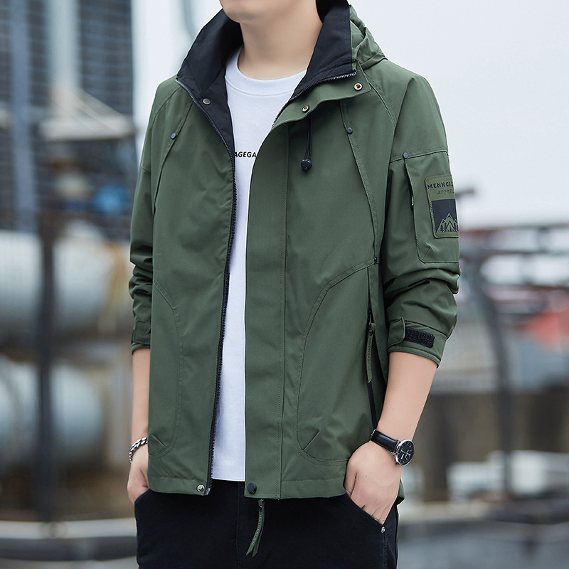 Invierno nuevo hombre calentamiento grueso con capuchón de asalto ropa de algodón frío ropa de trabajo casual abrigo de algodón chaqueta de hombre image 14