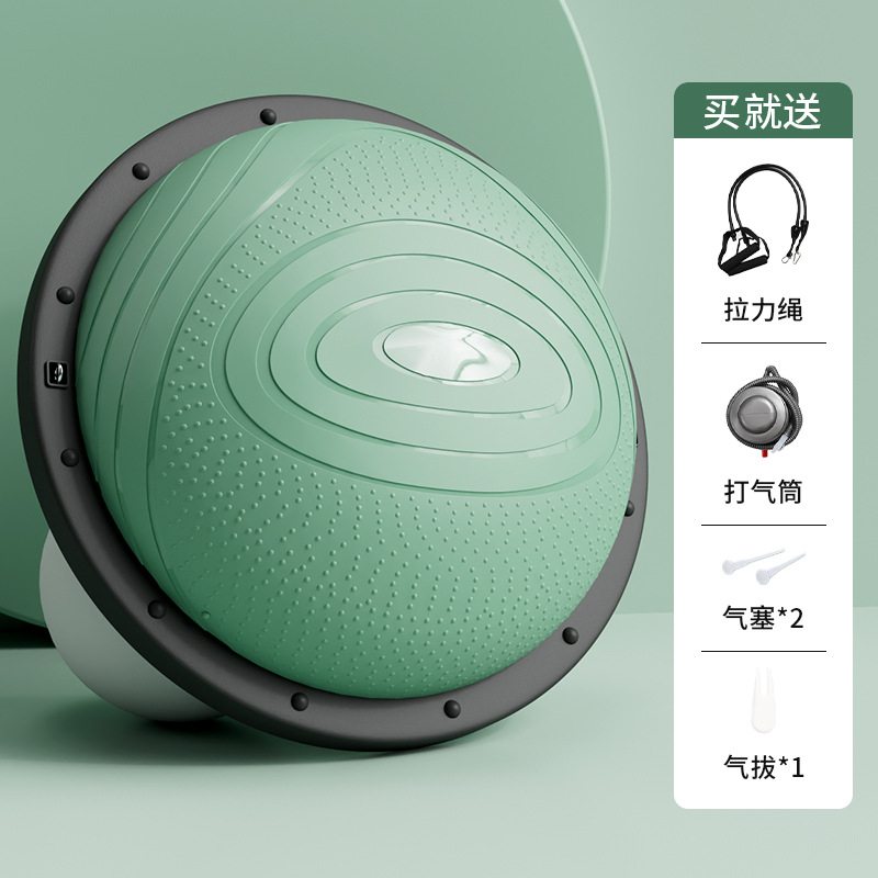 Deportes bola de equilibrio semicircular fitness hemisferio pvc entrenamiento de núcleo bosu equipo de quema de grasa bosu bola de yoga
