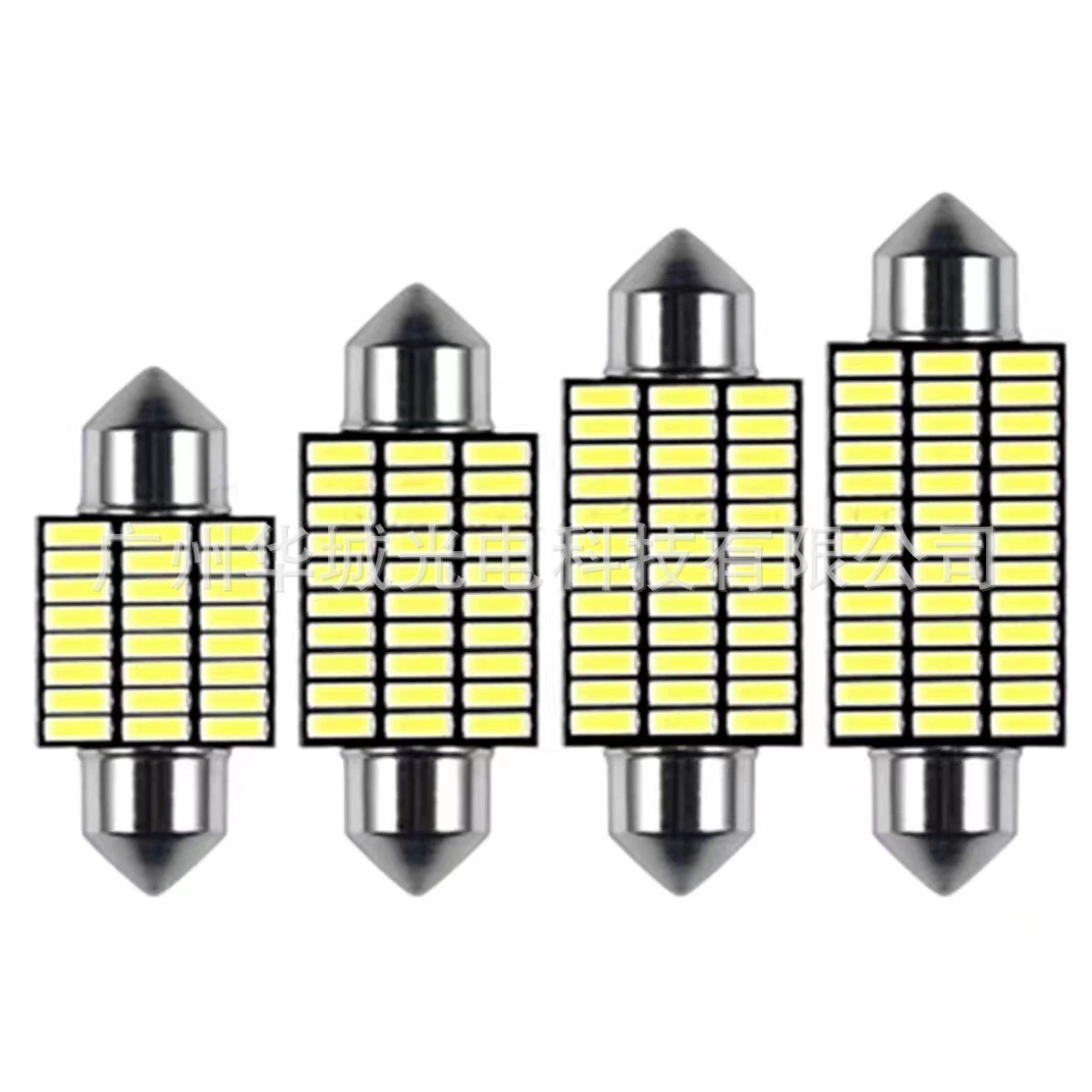 Автомобильный светодиодный светильник на крыше cnabus double Tip 4014 31 36 39 41 мм декодирование лампа для чтения подсветка номерного знака