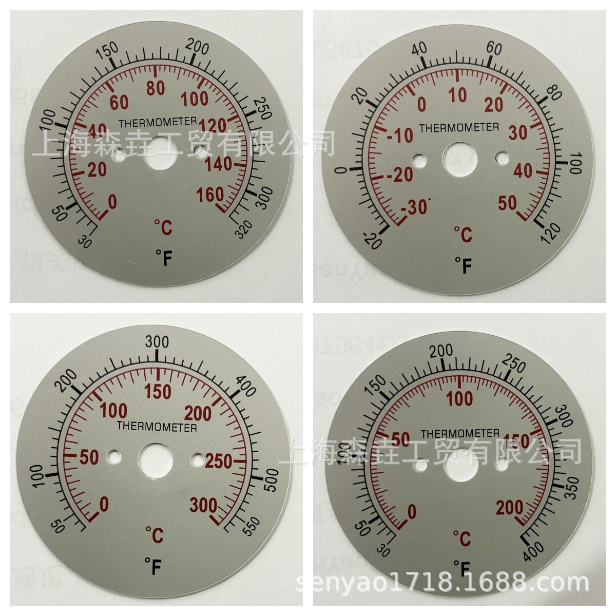 I300C�����е��ָ��ʽ˫�����¶ȼ� �����¶ȼ�SS304