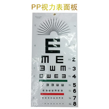 厂家供应PVC加厚多功能标准型对数视力表，儿童款铜版纸视力表