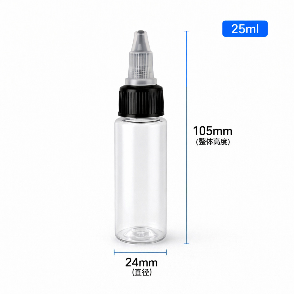 Botella de gel puntiaguda en stock, botella de plástico transparente con punta, botella de plástico PET, producto superventas transfronterizo. image 8