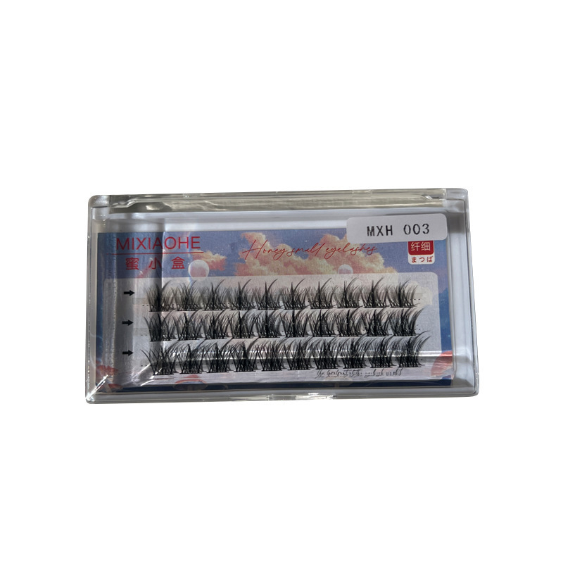 蜜小盒懒人三部曲03假睫毛自然仿真女仙子毛小恶魔自粘羽扇款睫毛
