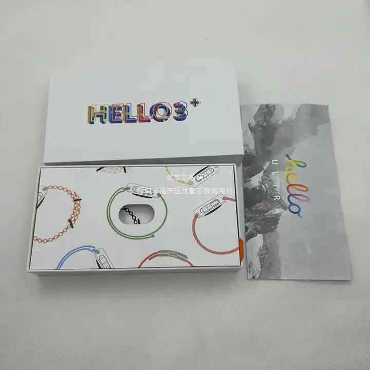 Nuevo producto Hello Watch 3 + Smart Watch Call Waterproof Health Monitoring Brazalete Hello 3 +