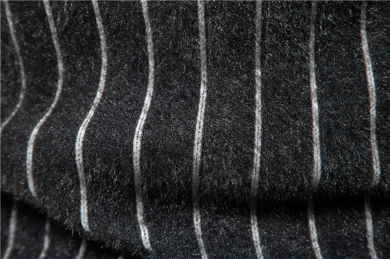 Pull col rond tendance pour homme, nouvelle collection automne et hiver, chemise imprimée à rayures, haut tricoté_voghion.com