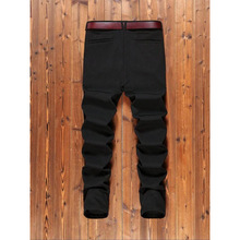 J 181 �羳Men's Solid Color Slant Pocket Chino Pants