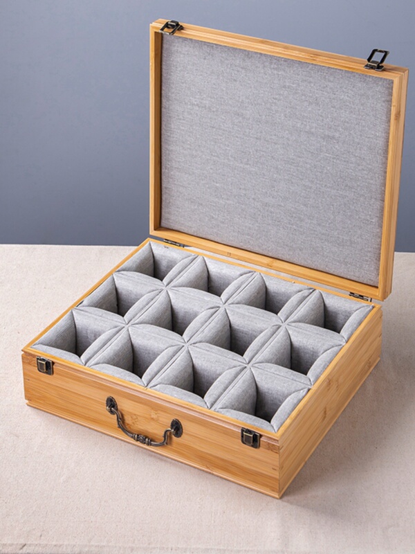 Exquisite Nanzhu Series Twelve-Compartment Tea Set, Jianzhan Antique Gift, Kung Fu Tea Cup, Purple Clay Cup, Packaging and Storage Box Exquisite Nanzhu Series Twelve-Compartment Tea Set, Jianzhan Antique Gift, Kung Fu Tea Cup, Purple Clay Cup, Packaging and Storage Box