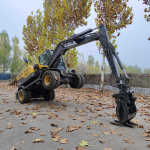 18年临工85 二手轮式抓木机夹木机自带卷扬机 夹甘蔗 河南平顶山