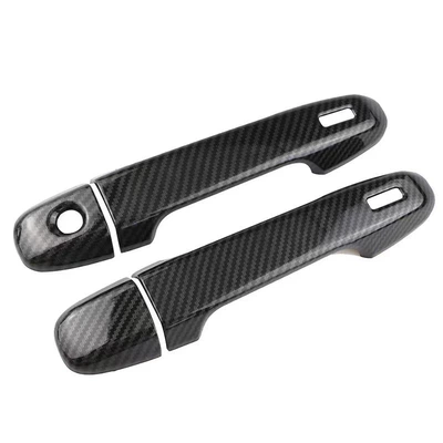 Other Automotive Exterior Supplies — Handle Fiber Pattern Modification - 2-door-plate-carbon-fiber-pattern-handle-single-hole-2-intelligent-version-1