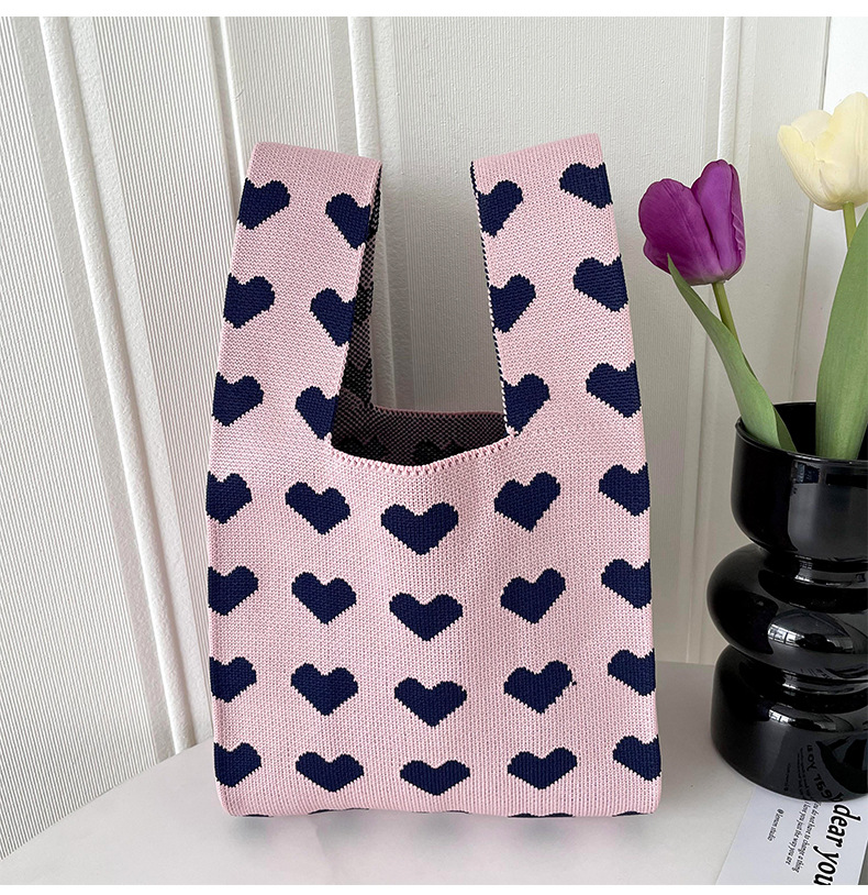 Women's Medium Polyester Heart Shape Flower Butterfly Streetwear Open Handbag display picture 8