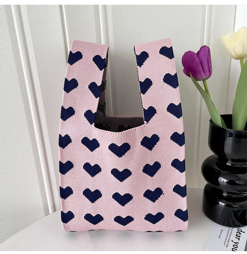Summer, Spring Season Women's Medium Polyester Heart Shape Flower Butterfly Streetwear Open Handbag