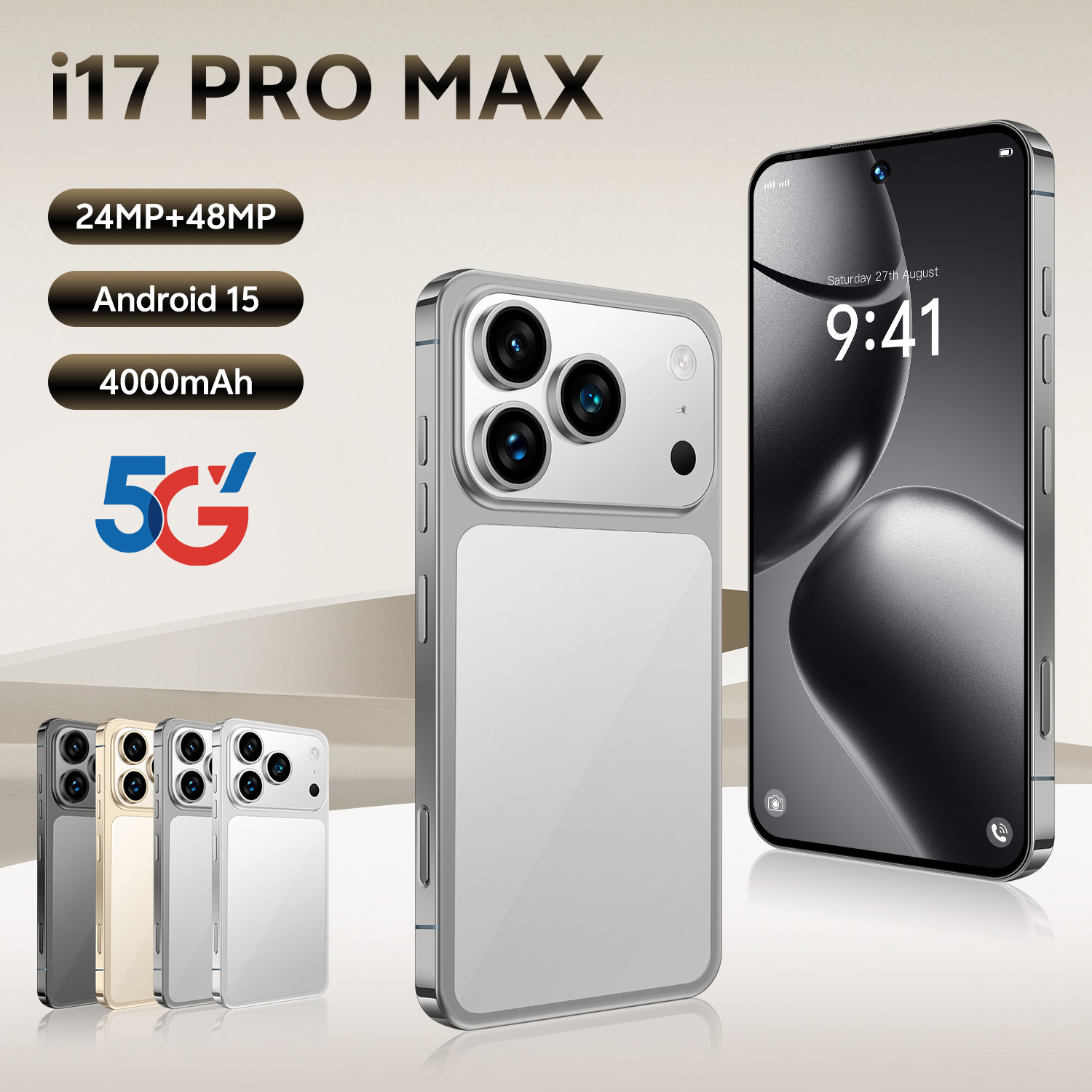 跨境手机i17pro max智能手机4.5英寸4g外贸手机2+16G内存新款爆款