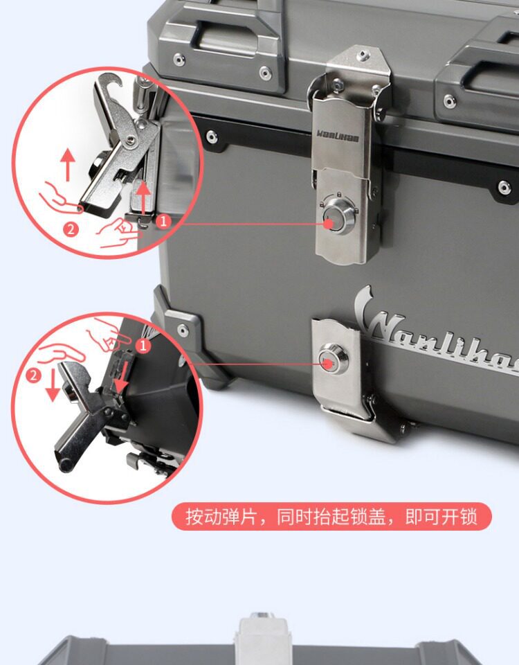 Wanlihao electric vehicle trunk is suitable for Ninebot Cz90 scooter trunk modification accessories C85c storage box