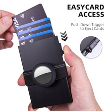 热销女包防消磁证件卡夹名片盒证件收纳包磁吸卡包金属小卡包卡套