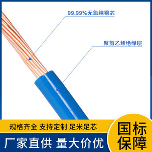 BVR distribution cabinet special flexible wire 1.5 2.5 4 6 10 square copper core PVC insulated flexible wire