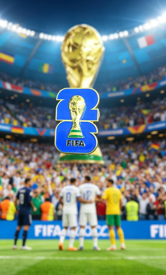 2026 Estados Unidos, Canadá, México, broche de la Copa del Mundo, aleación de goteo de aceite, recuerdos, actividades deportivas, accesorios, mochila