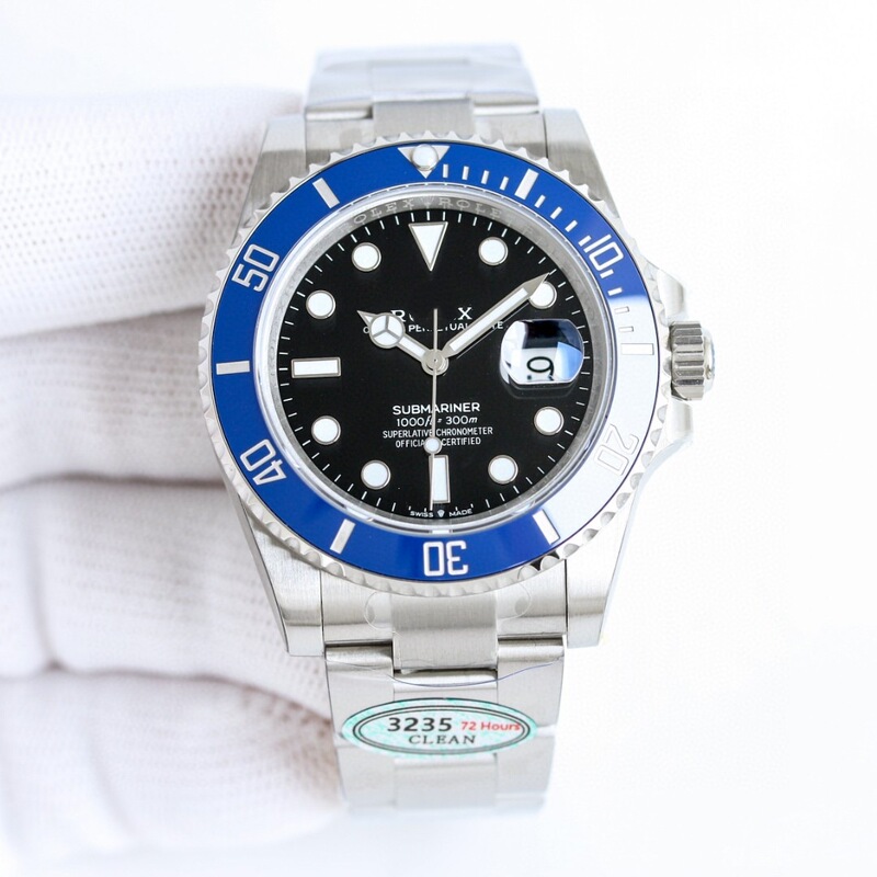 Laojia Cross-Border Hot-Selling Direct Sales C Factory Clean Submariner Watch 3235 Black Submariner Men's Mechanical Watch Dropshipping