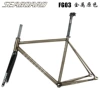 FG03 metal-bright black carbon fork (S code)