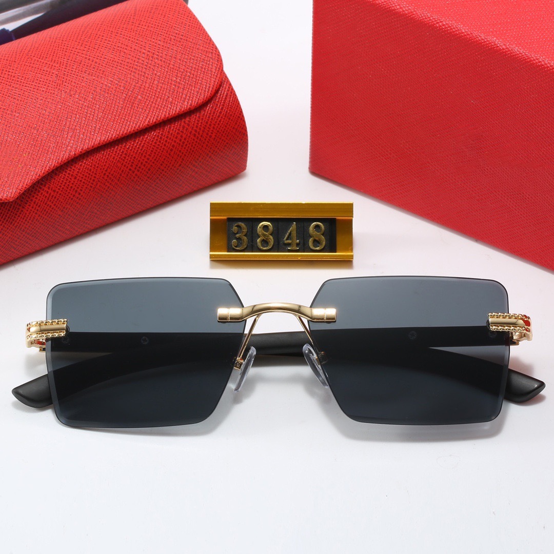 New Sunglasses Fashion Women's Square Polarized Face Highlighting Small Advanced Sunshade Glasses_voghion.com