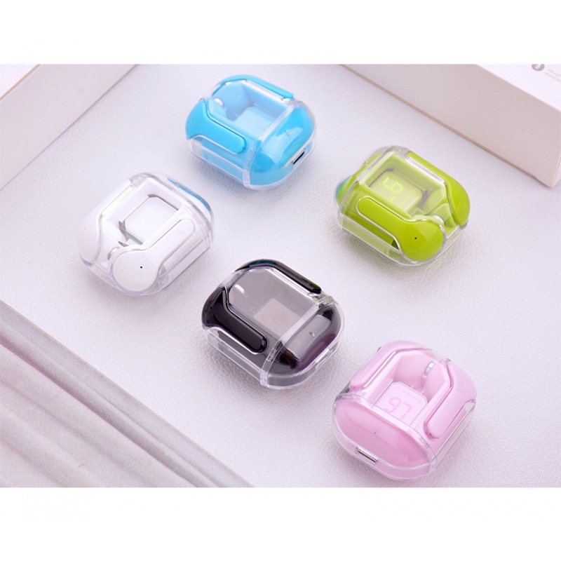 auriculares bluetooth transparentes de primera generación reducción de ruido juego deportivo inalámbrico verdadero de larga duración Android auriculares bluetooth de baja latencia