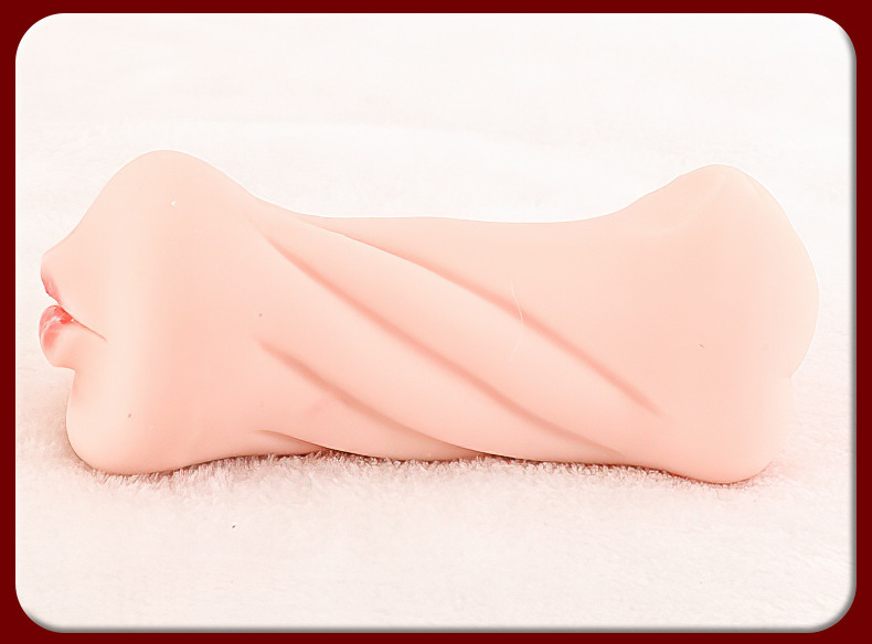 Double-Channel Manual Masturbator with TPE Body, Dual-Head Inverted Mold Design — detail image 10
