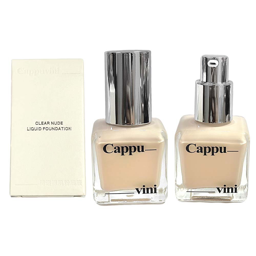 Cappuccino Clear Bare Skin Foundation Liquid Mist Face Mat Cream Color Maquillaje de belleza transfronteriza coreana
