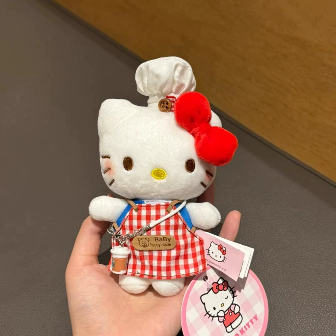 Hello Kitty, настоящий мультяшный кулон, милый брелок, кукла, подарок для девочки