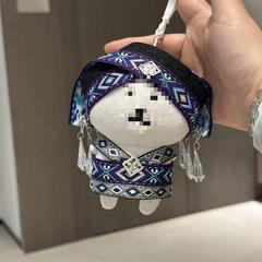 自嘲熊labubu壮族民族风娃衣10cm13cm17cm娃衣娃娃衣服配件中国风
