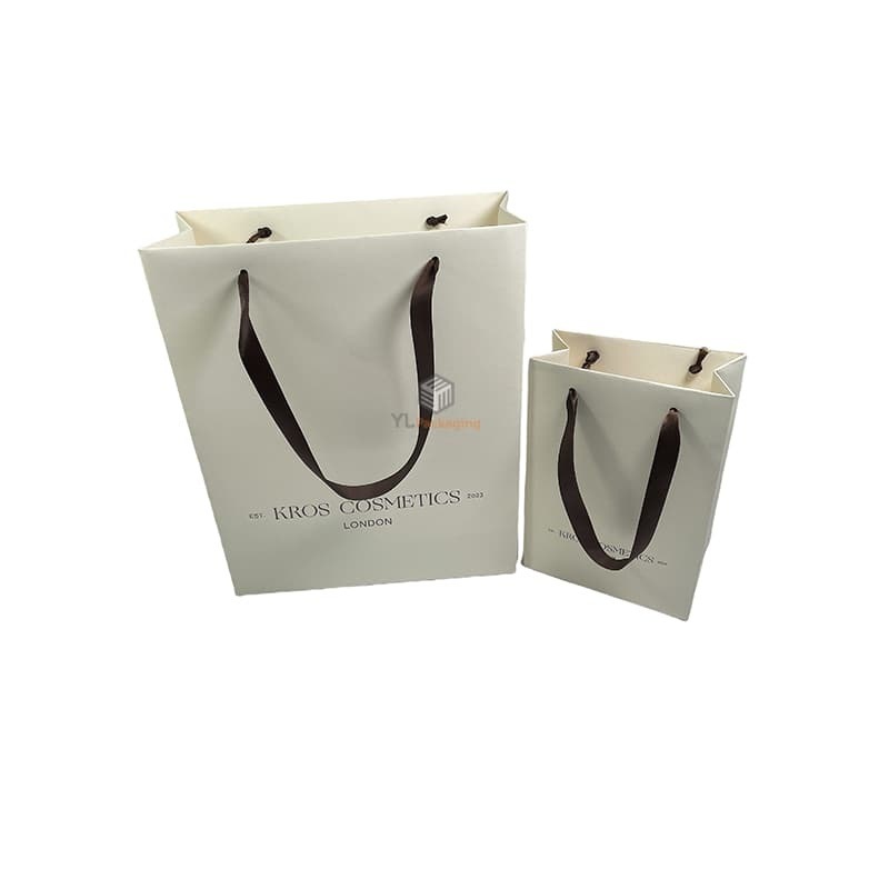 可回收牛皮纸袋，带有您自己的标志和手柄