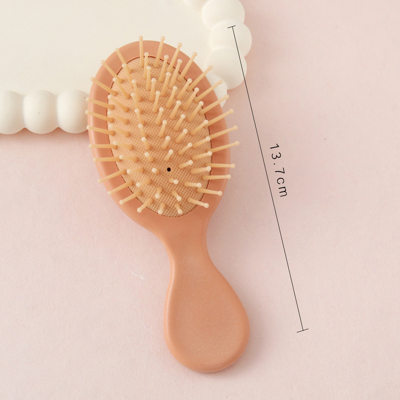 マカロンエアバッグコーム学生ポータブルヘアコーム女性のポータブルエアクッションコームマッサージコーム家庭用ヘアコーム小さなコーム|undefined