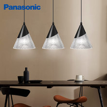 松下（Panasonic）LED餐吊灯餐厅吧台灯具现代简约铁艺三头吊灯