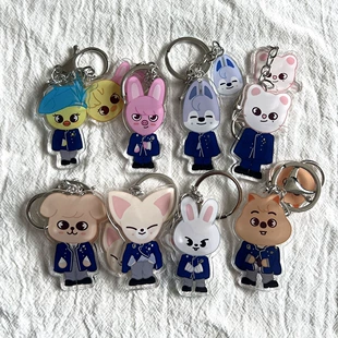 Cartoon acrylic keychain