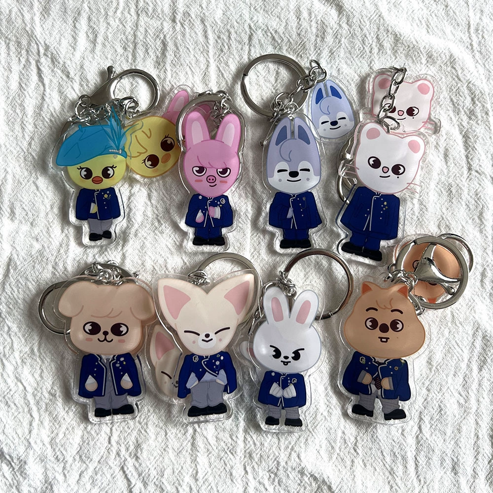 Cartoon acrylic keychain