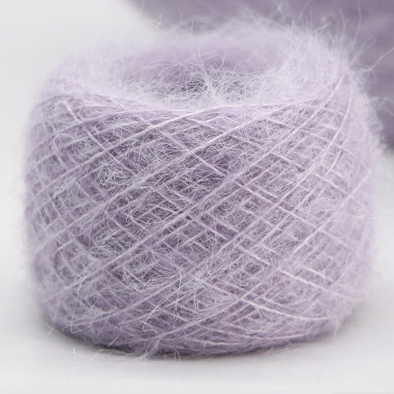 1/9NM 仿羊驼马海 62%腈纶 35%尼龙 3%氨纶 多色毛纱线大量批发