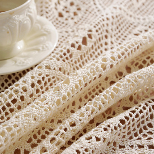 American pastoral crochet cover tablecloth woven tablecloth hollow tablecloth tablecloth piano towel photography prop tablecloth